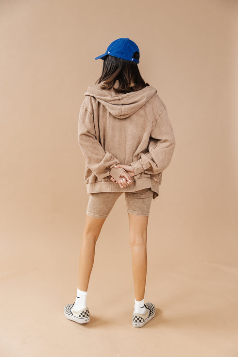 Wake Up Late Hoodie // Mocha